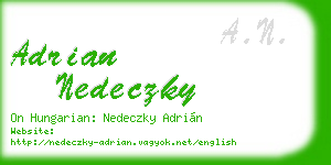 adrian nedeczky business card